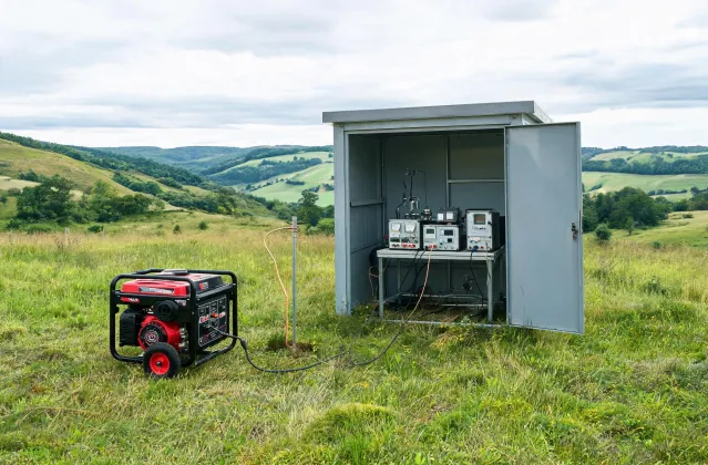 Generator supporting remote measurement equipment